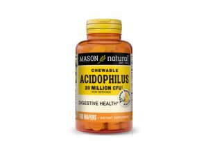 17 aug ACIDOPHILUS 20 MILLION CFU CHEWABLE WAFFERS (vanilla-banana flavor)