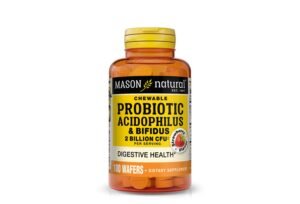 ACIDOPHILUS PROBIOTIC with BIFIDUS 2 BILLION CFU CHEWABLE WAFFERS (strawberry flavor