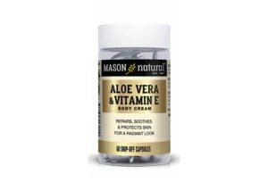 ALOE VERA and VITAMIN E BODY CREAM SNIP OFF CAPSULES